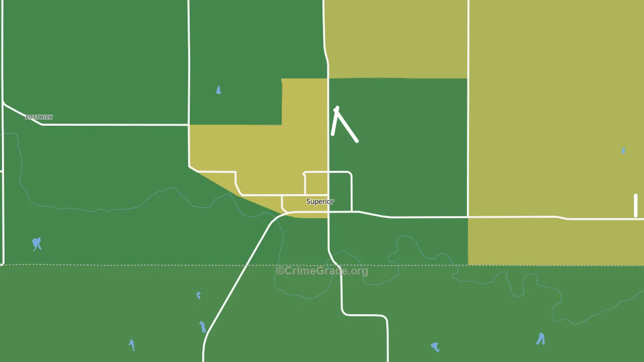 68978, NE Map of Vehicle Theft Rates