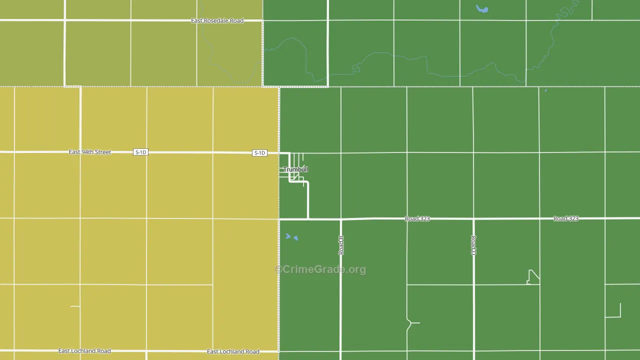 68980, NE Map of Vehicle Theft Rates