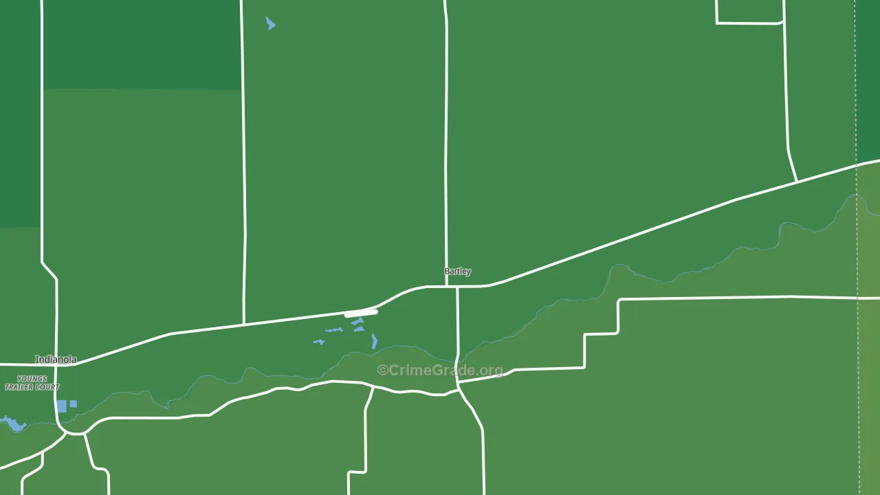 69020, NE Map of Vehicle Theft Rates