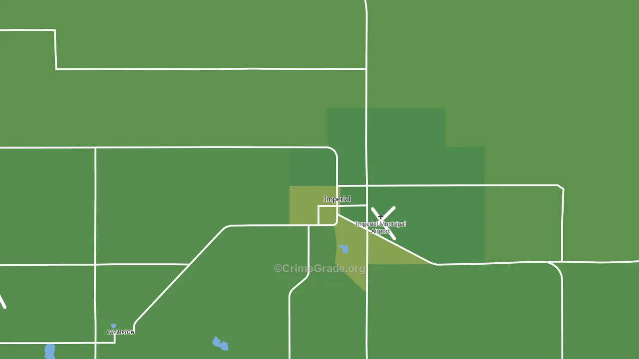 69033, NE Map of Vehicle Theft Rates