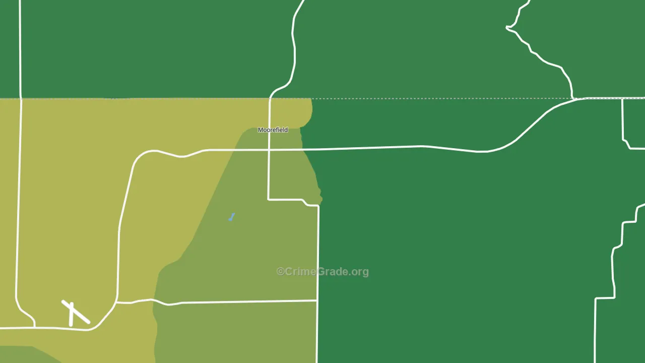 69039, NE Map of Vehicle Theft Rates