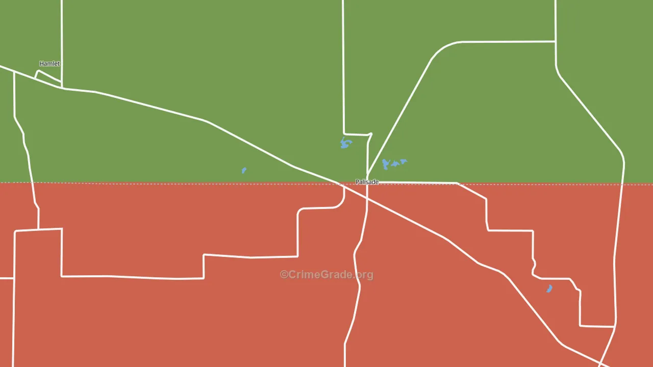 69040, NE Map of Vehicle Theft Rates