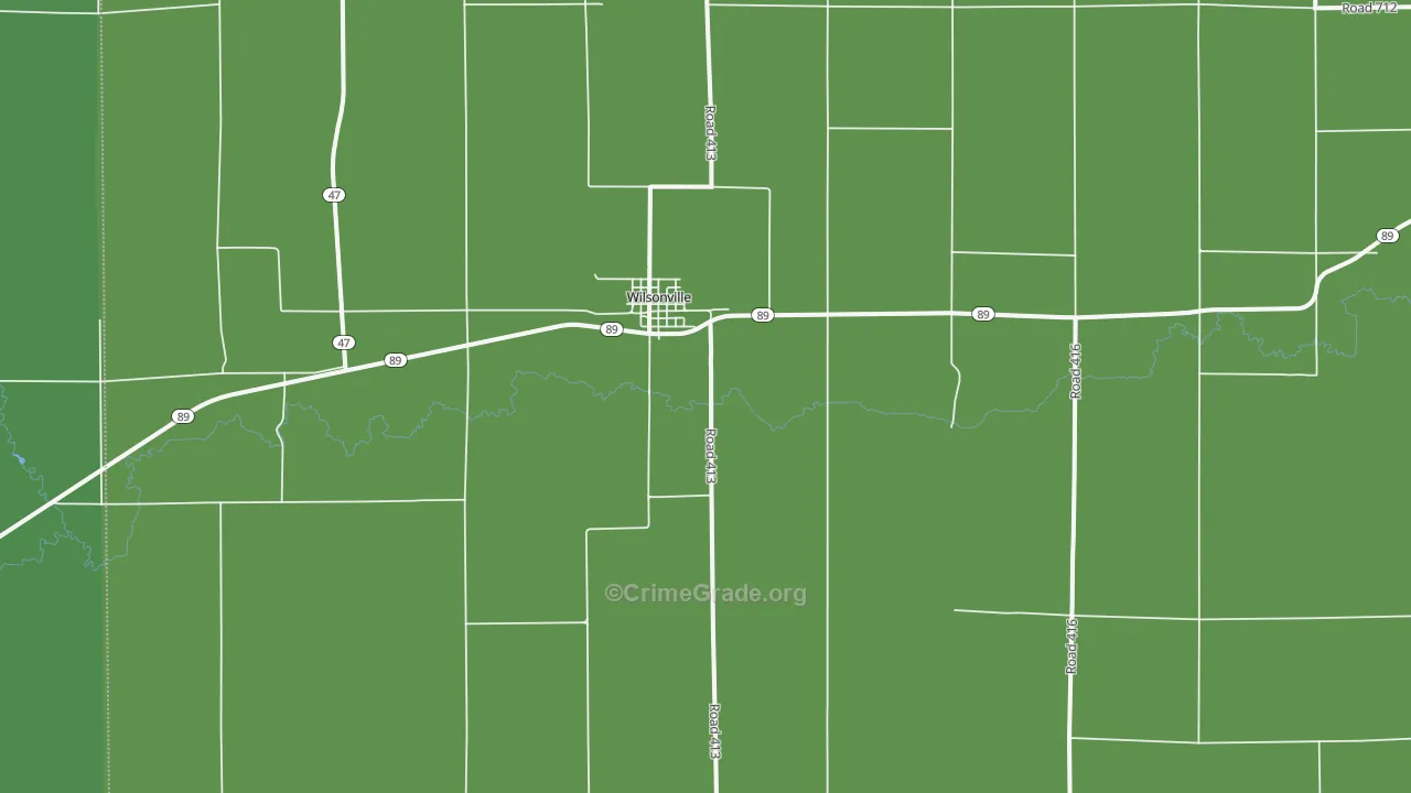 69046, NE Map of Vehicle Theft Rates