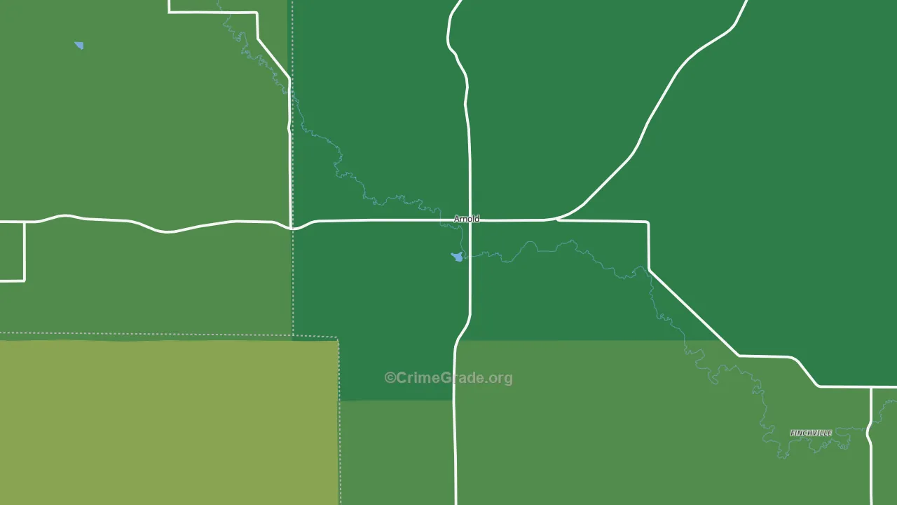 69120, NE Map of Vehicle Theft Rates