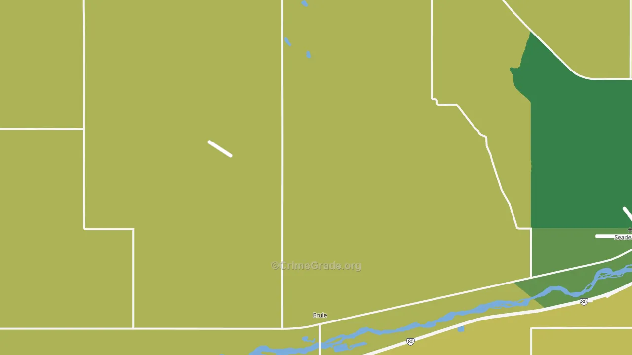 69127, NE Map of Vehicle Theft Rates