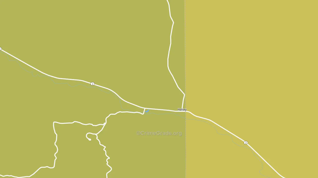 69142, NE Map of Vehicle Theft Rates