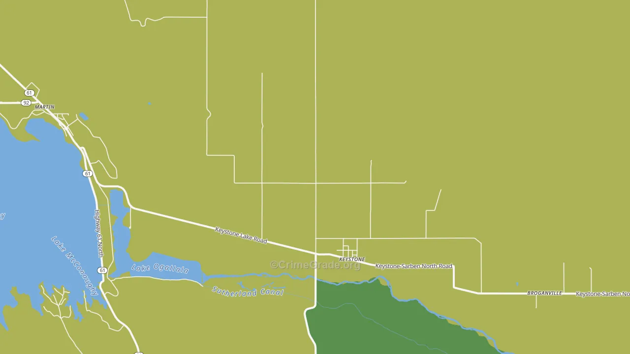 69144, NE Map of Vehicle Theft Rates