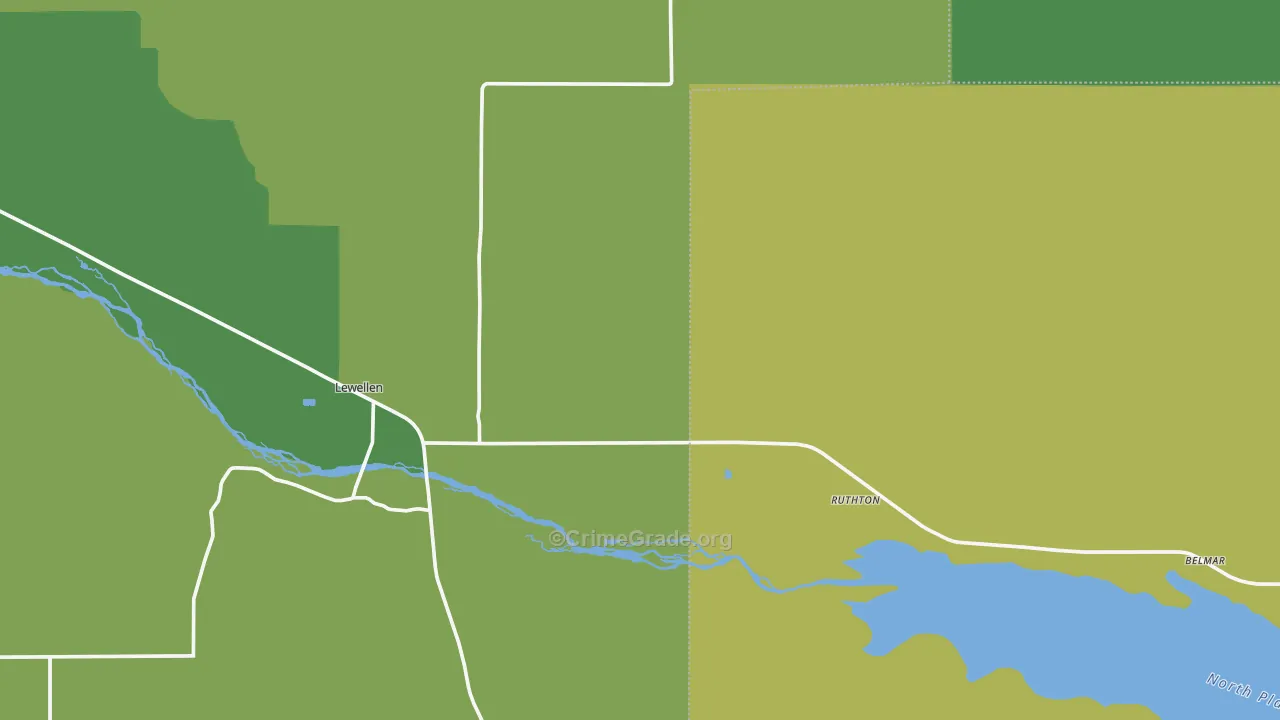 69147, NE Map of Vehicle Theft Rates