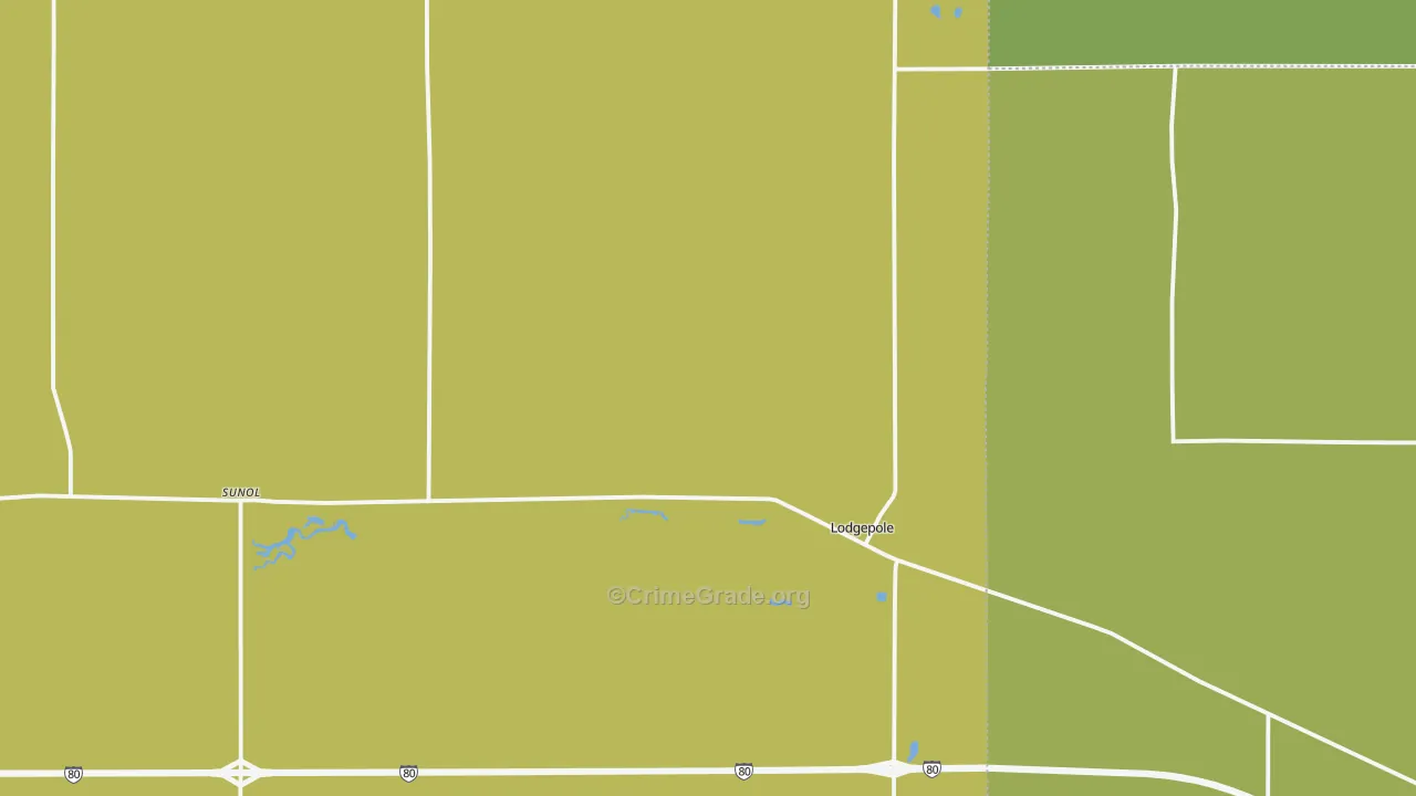 69149, NE Map of Vehicle Theft Rates