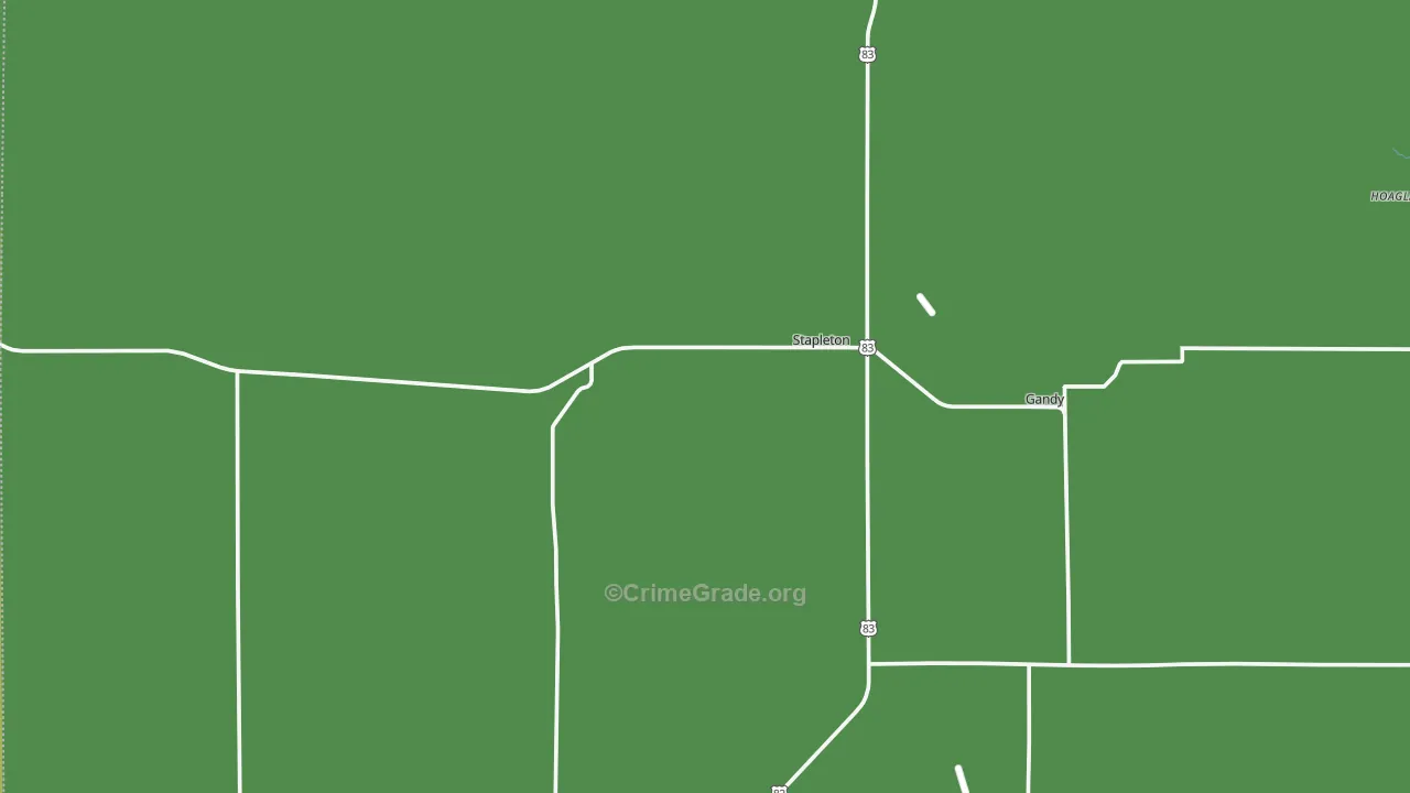 69163, NE Map of Vehicle Theft Rates