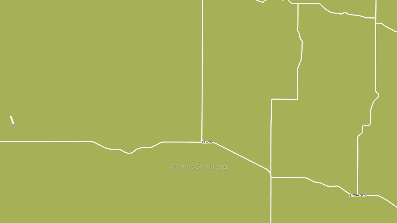 69167, NE Map of Vehicle Theft Rates