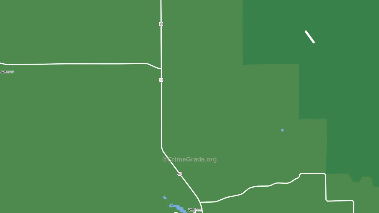 69170, NE Map of Vehicle Theft Rates