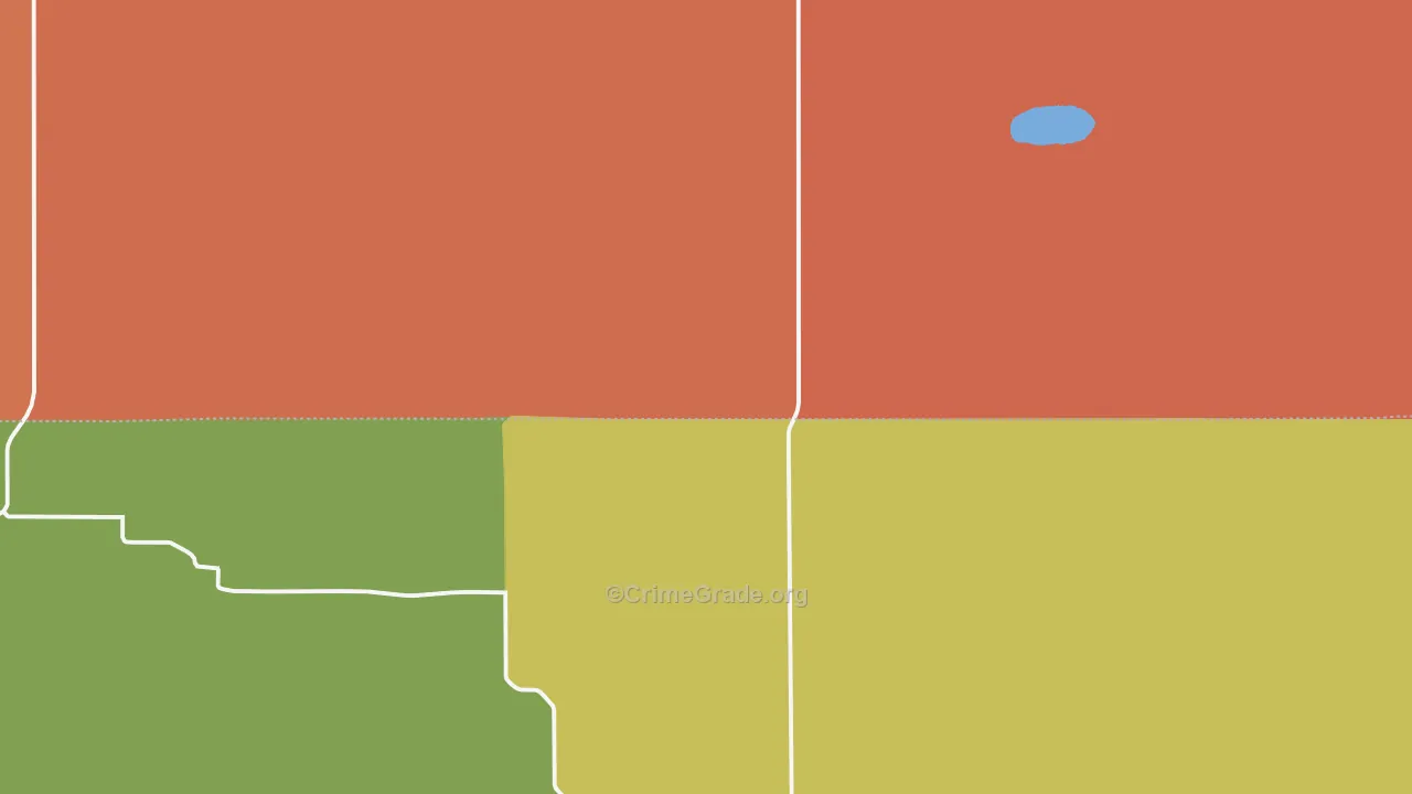 69212, NE Map of Vehicle Theft Rates