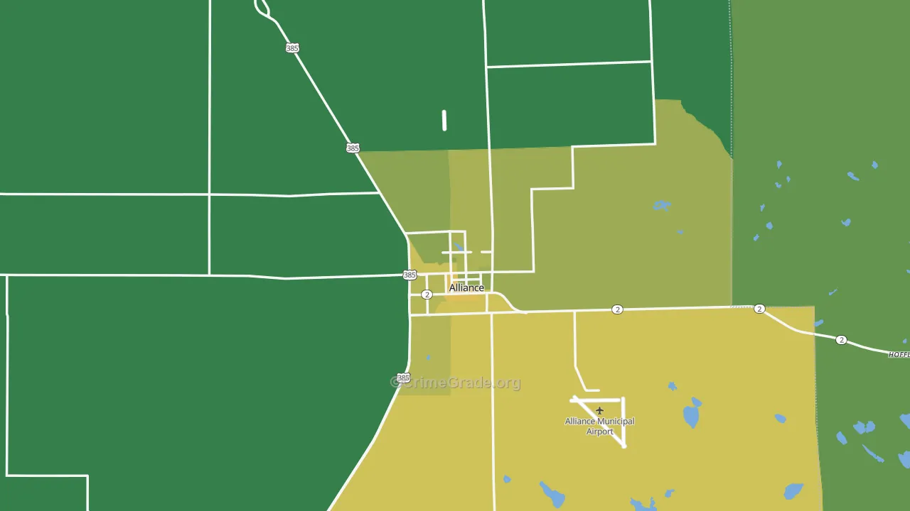 69301, NE Map of Vehicle Theft Rates
