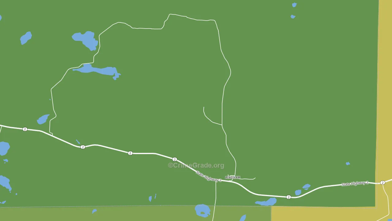 69335, NE Map of Vehicle Theft Rates