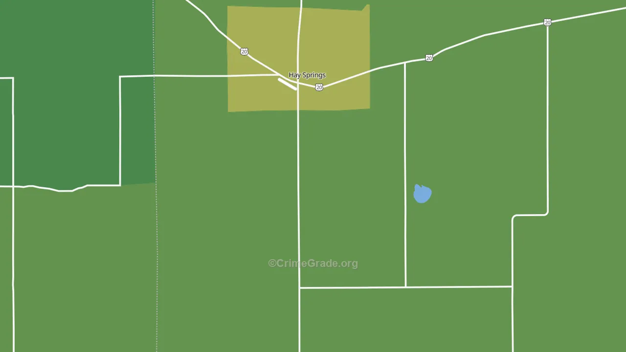 69347, NE Map of Vehicle Theft Rates