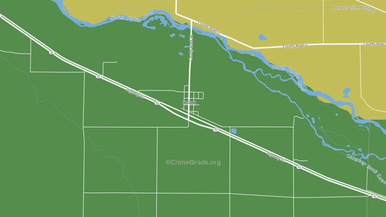 69353, NE Map of Vehicle Theft Rates