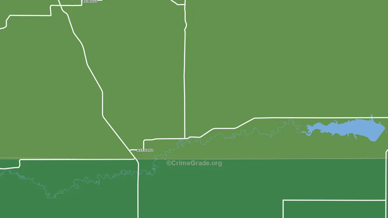 69354, NE Map of Vehicle Theft Rates