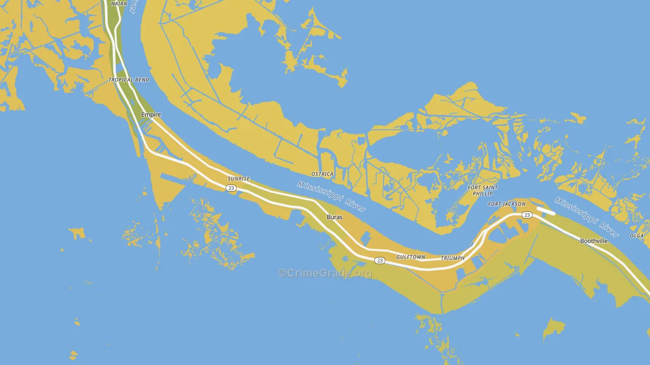 70041, LA Map of Vehicle Theft Rates