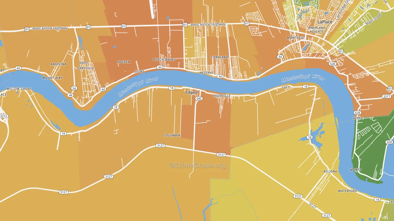 70049, LA Map of Vehicle Theft Rates