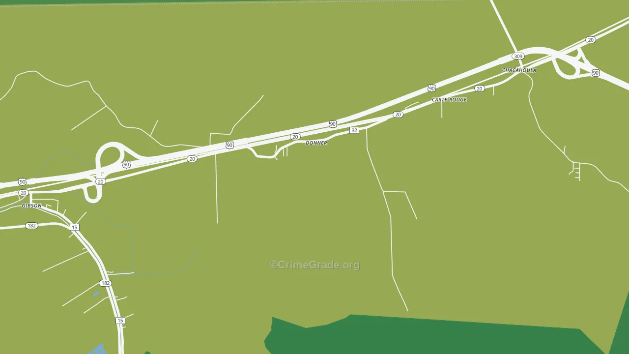 70352, LA Map of Vehicle Theft Rates