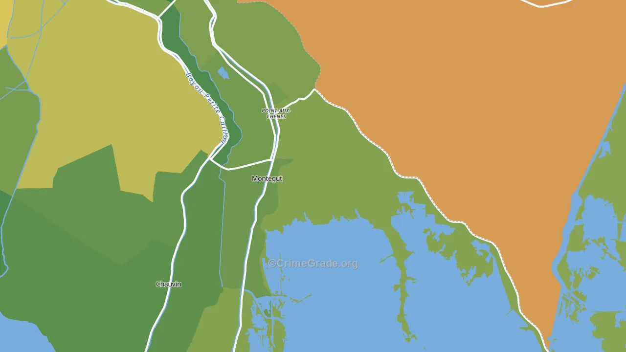 70377, LA Map of Vehicle Theft Rates