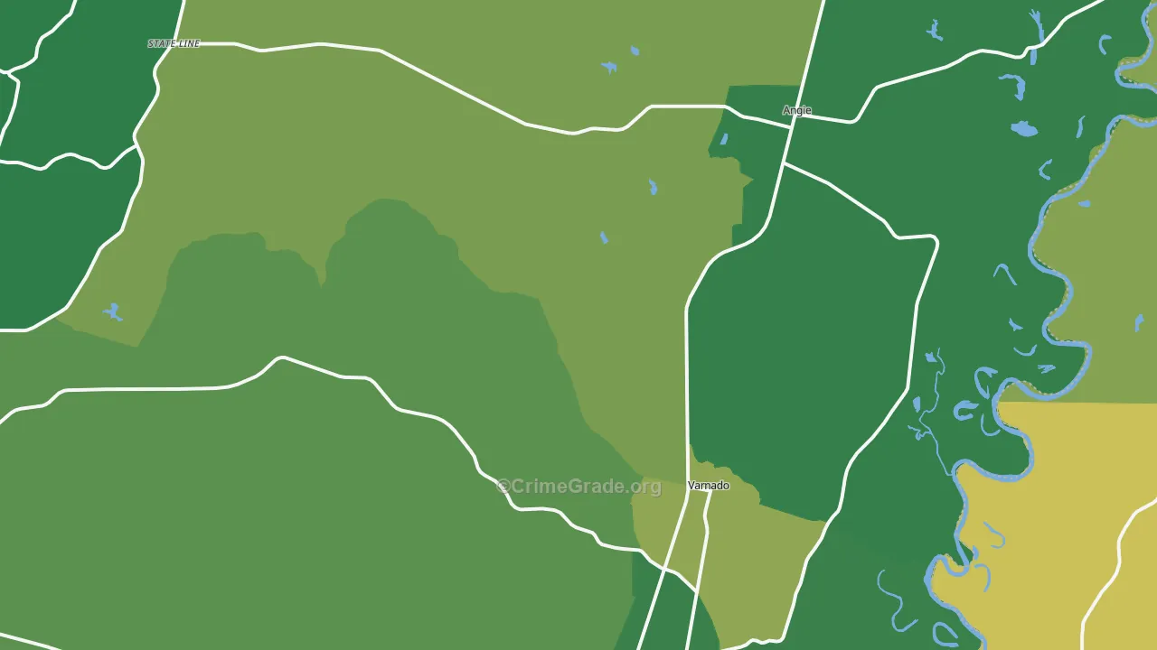 70426, LA Map of Vehicle Theft Rates