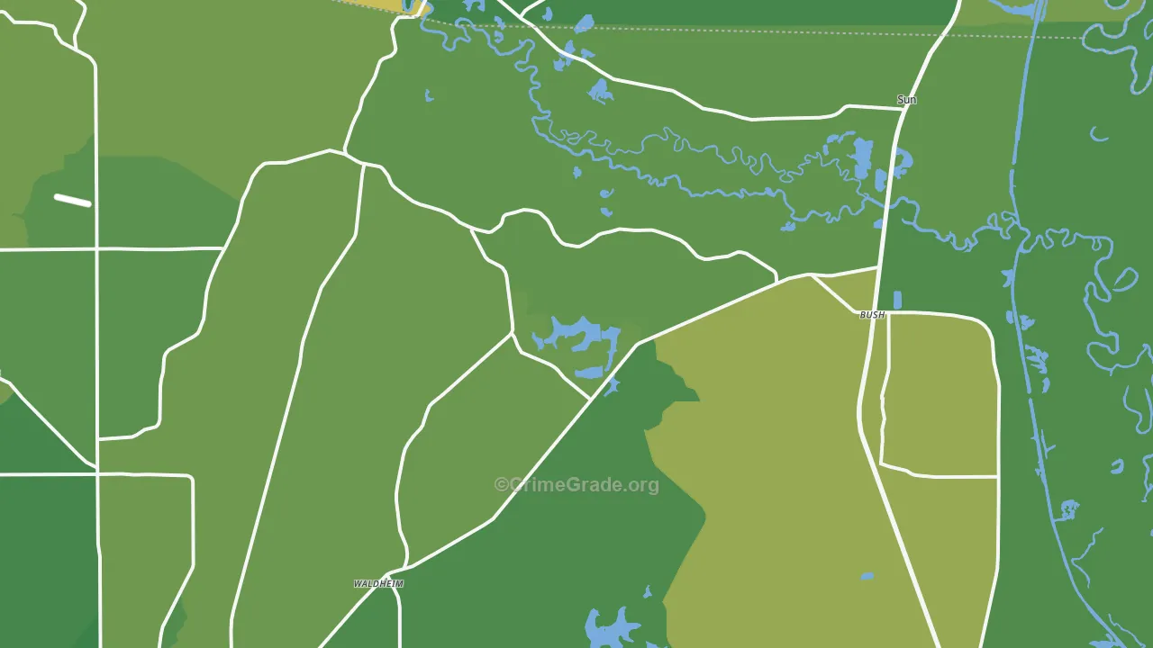 70431, LA Map of Vehicle Theft Rates