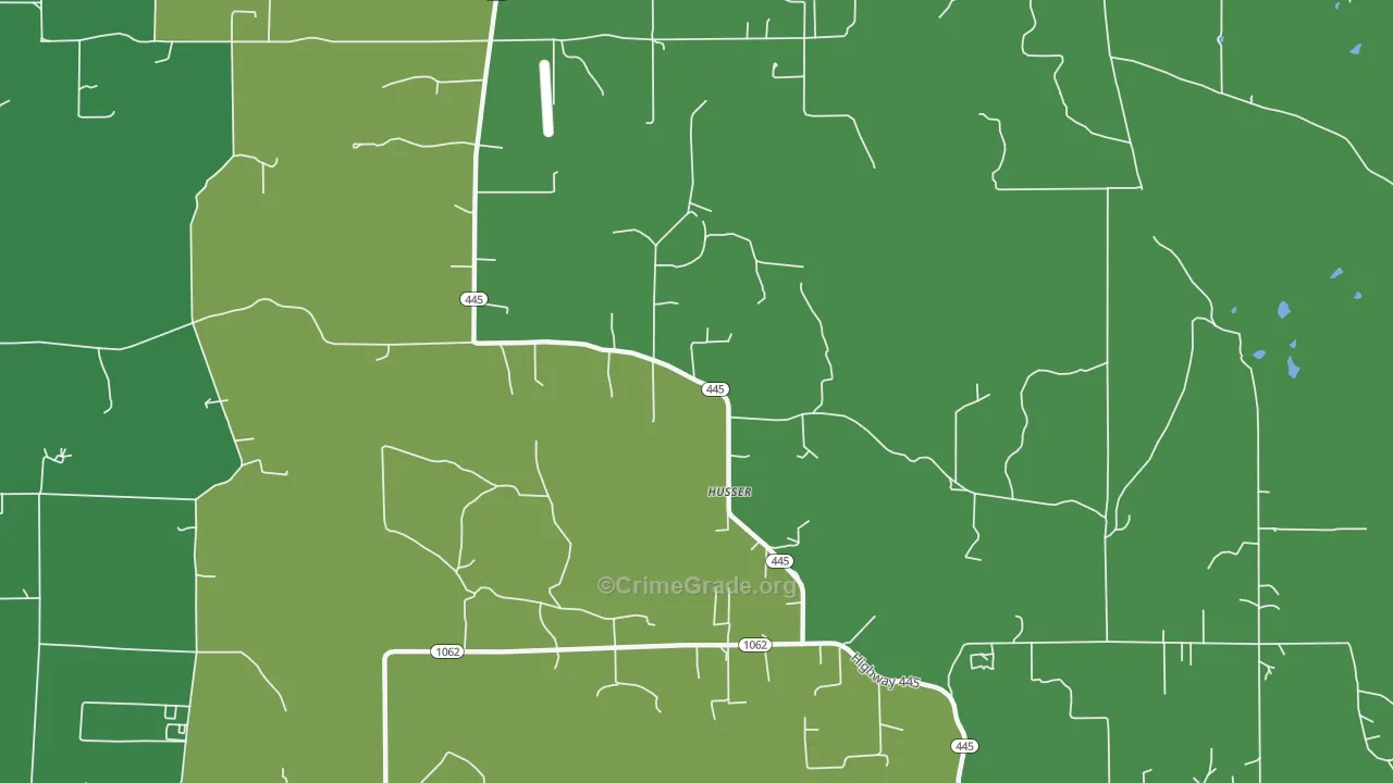 70442, LA Map of Vehicle Theft Rates
