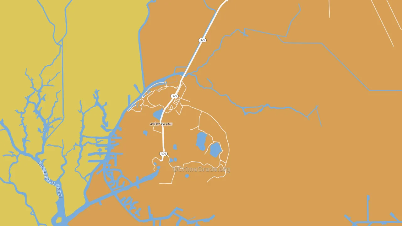 70513, LA Map of Vehicle Theft Rates