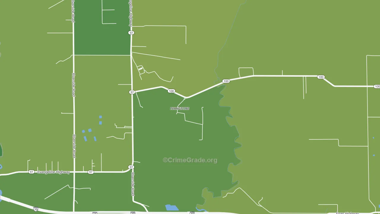 70537, LA Map of Vehicle Theft Rates