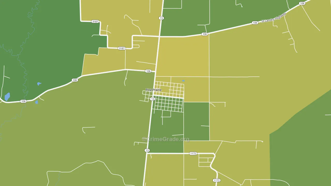 70576, LA Map of Vehicle Theft Rates