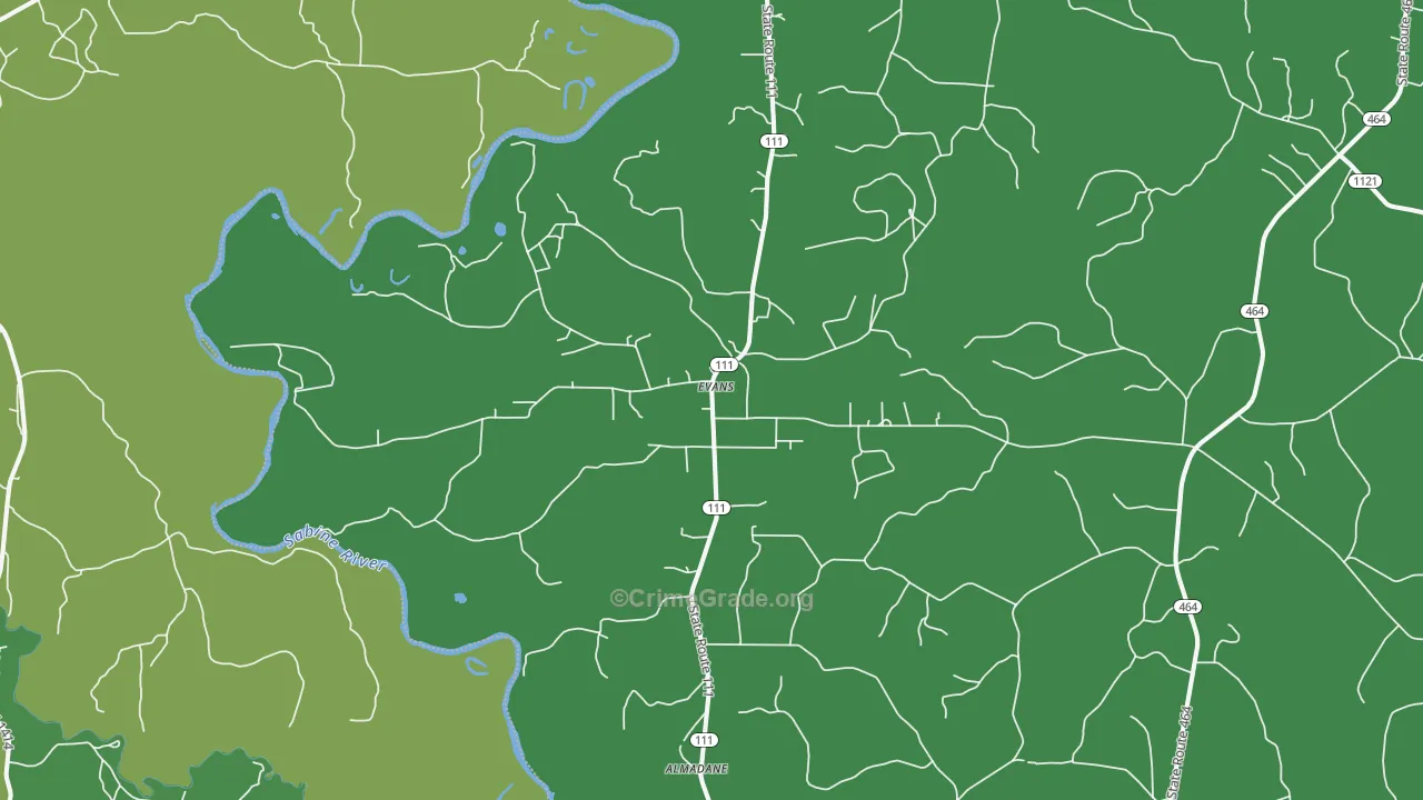 70639, LA Map of Vehicle Theft Rates