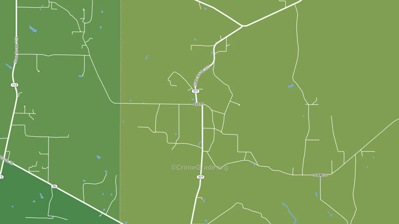 70644, LA Map of Vehicle Theft Rates