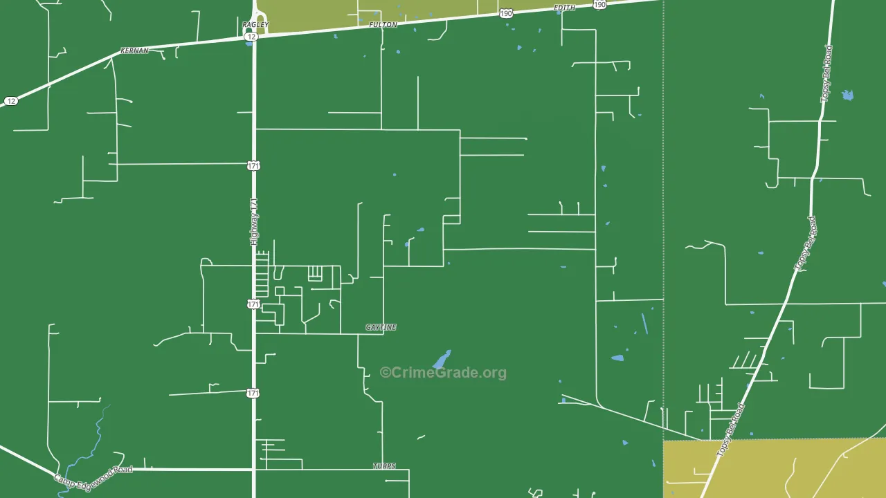 70657, LA Map of Vehicle Theft Rates