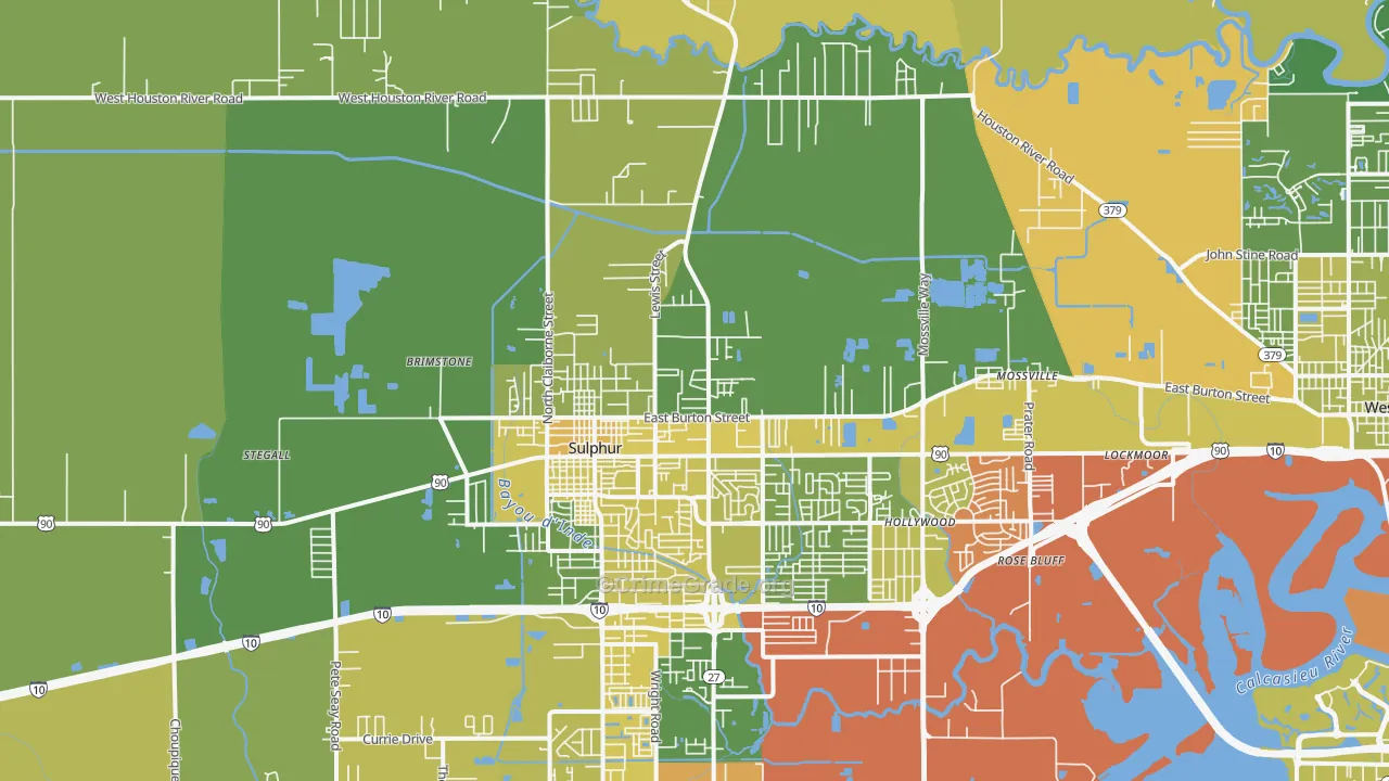 70663, LA Map of Vehicle Theft Rates