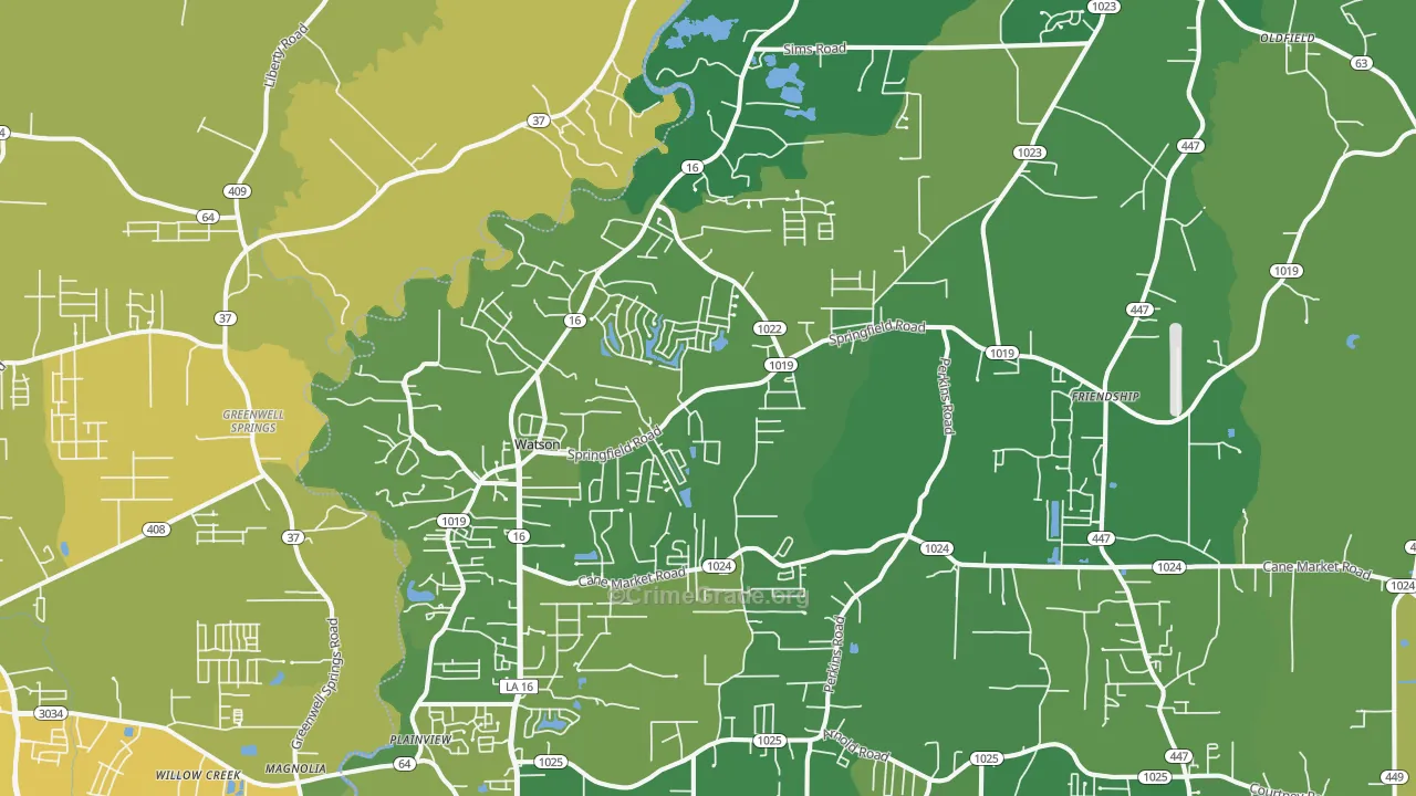 70706, LA Map of Vehicle Theft Rates