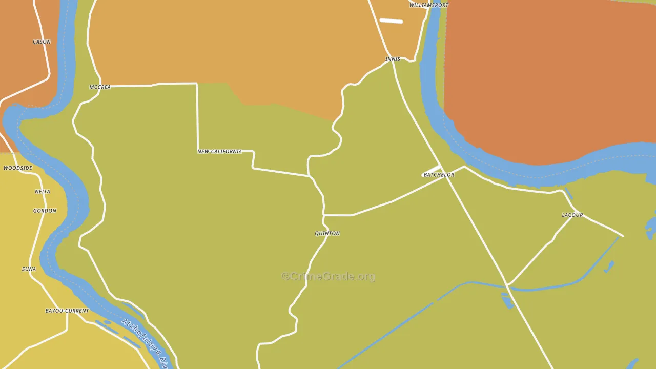 70715, LA Map of Vehicle Theft Rates