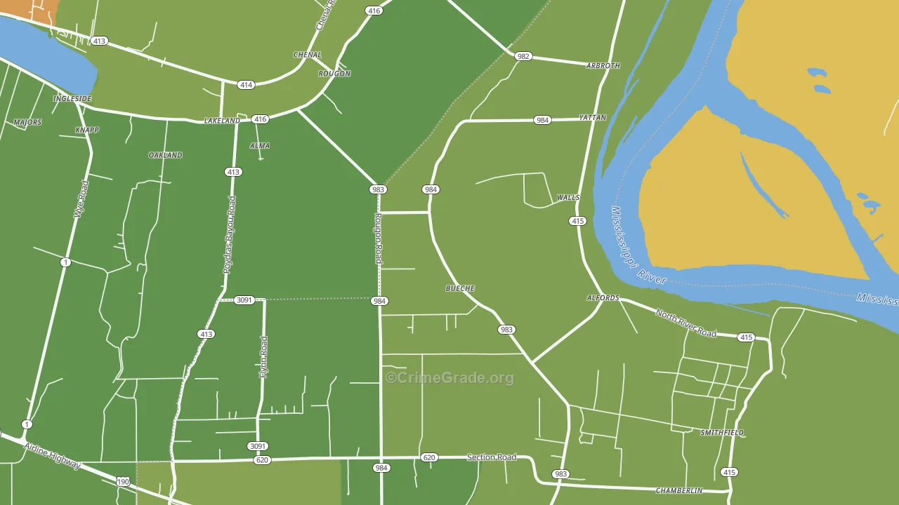 70729, LA Map of Vehicle Theft Rates