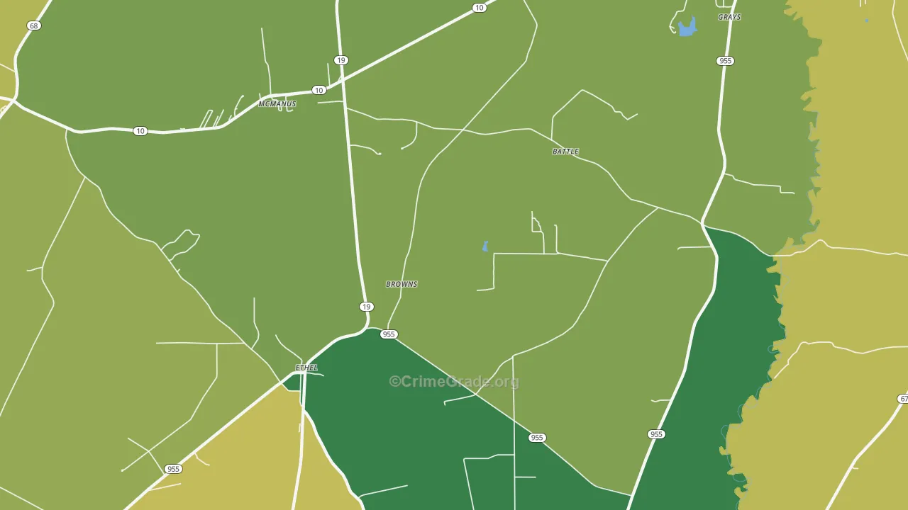 70730, LA Map of Vehicle Theft Rates