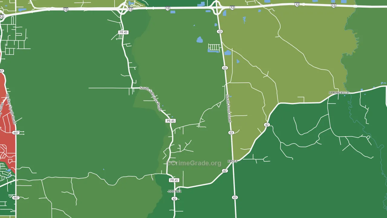 70754, LA Map of Vehicle Theft Rates