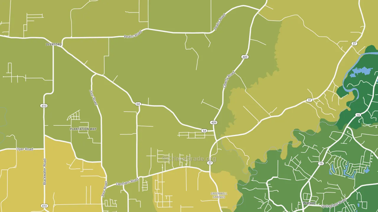 70770, LA Map of Vehicle Theft Rates