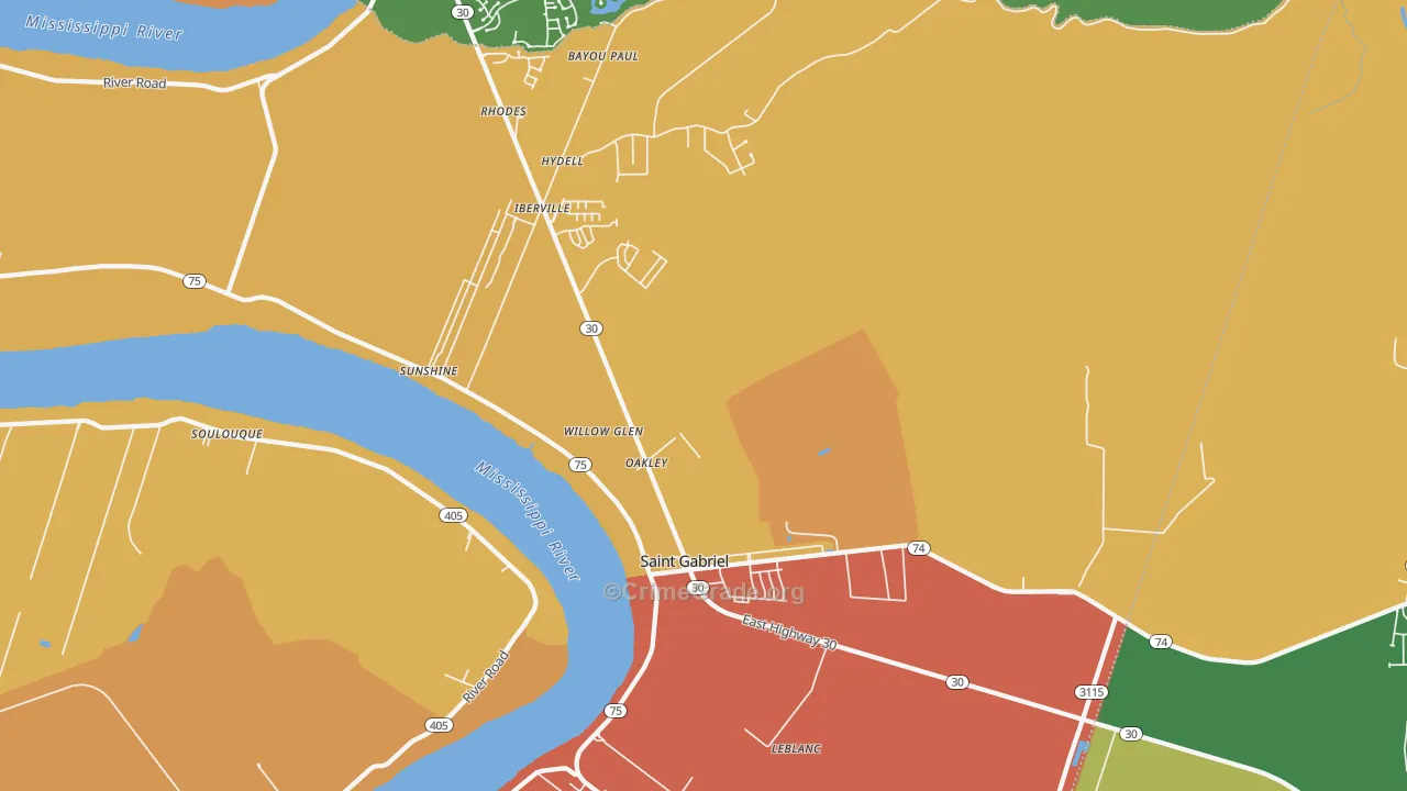 70776, LA Map of Vehicle Theft Rates