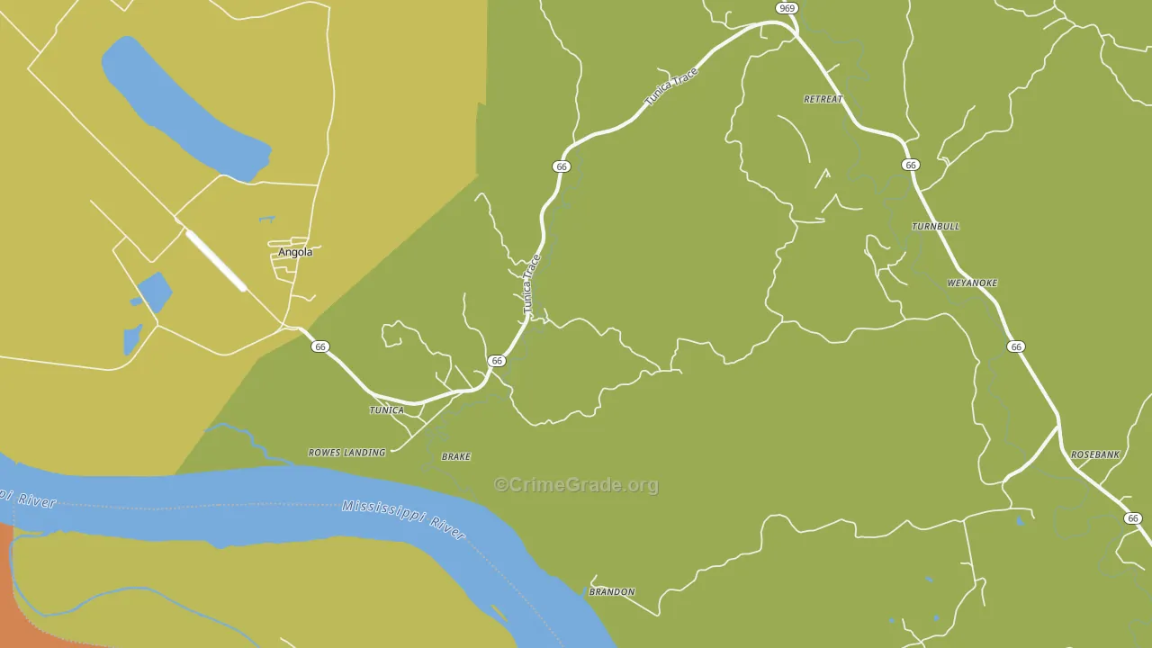 70782, LA Map of Vehicle Theft Rates