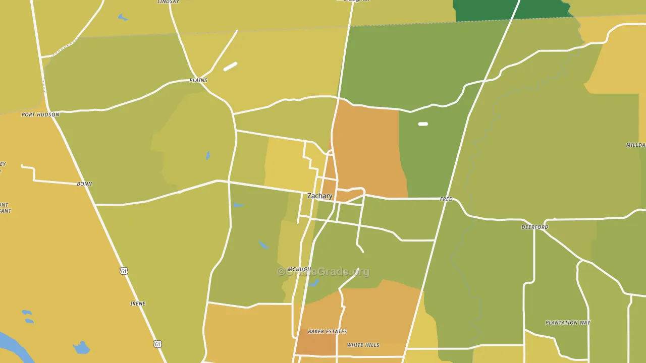 70791, LA Map of Vehicle Theft Rates