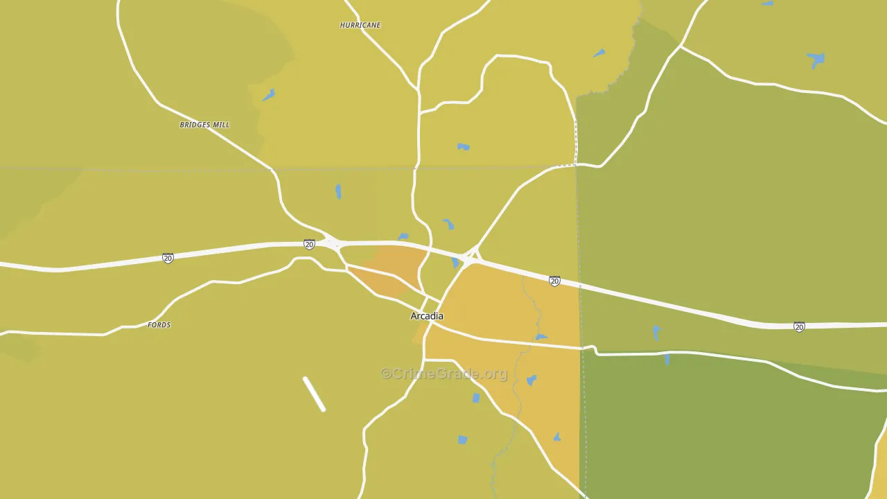 71001, LA Map of Vehicle Theft Rates
