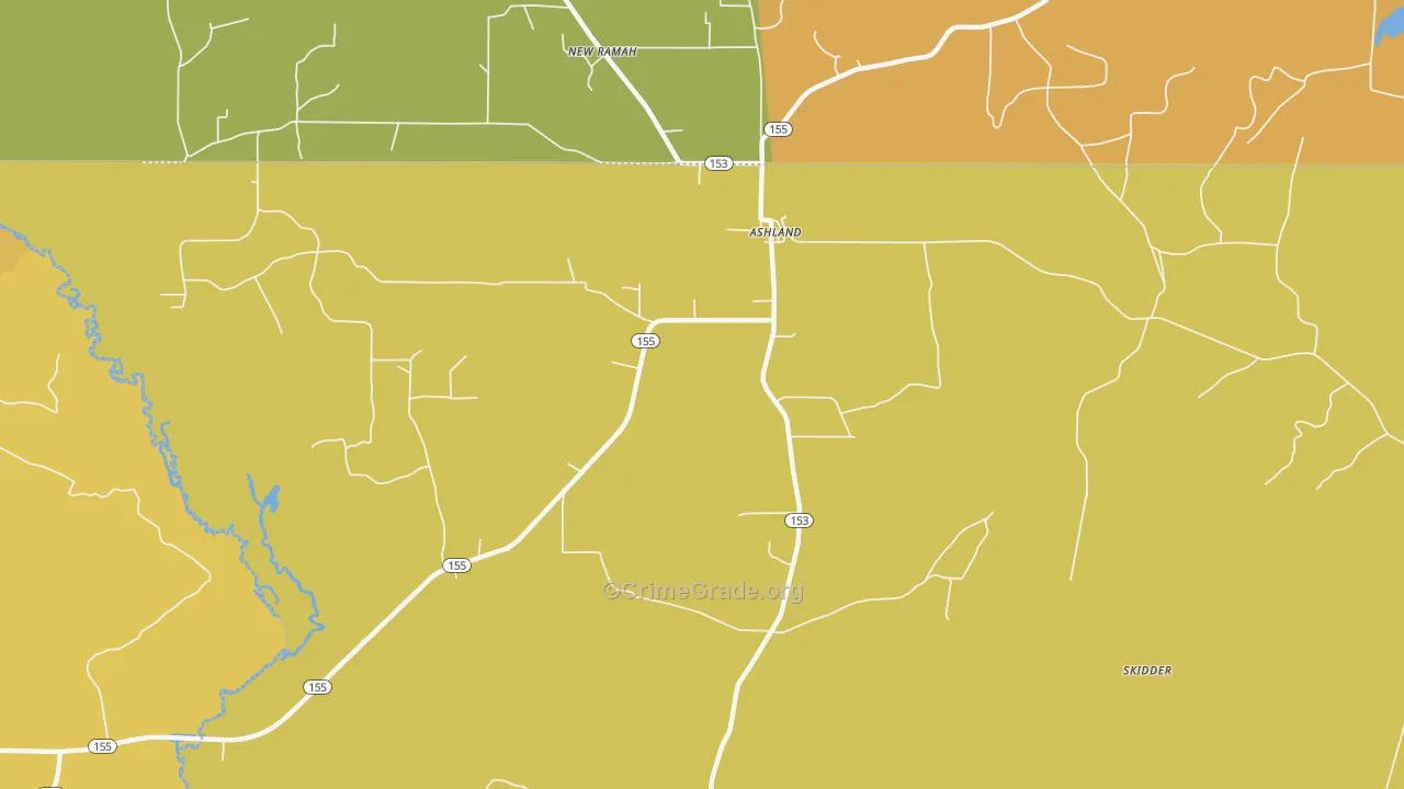 71002, LA Map of Vehicle Theft Rates