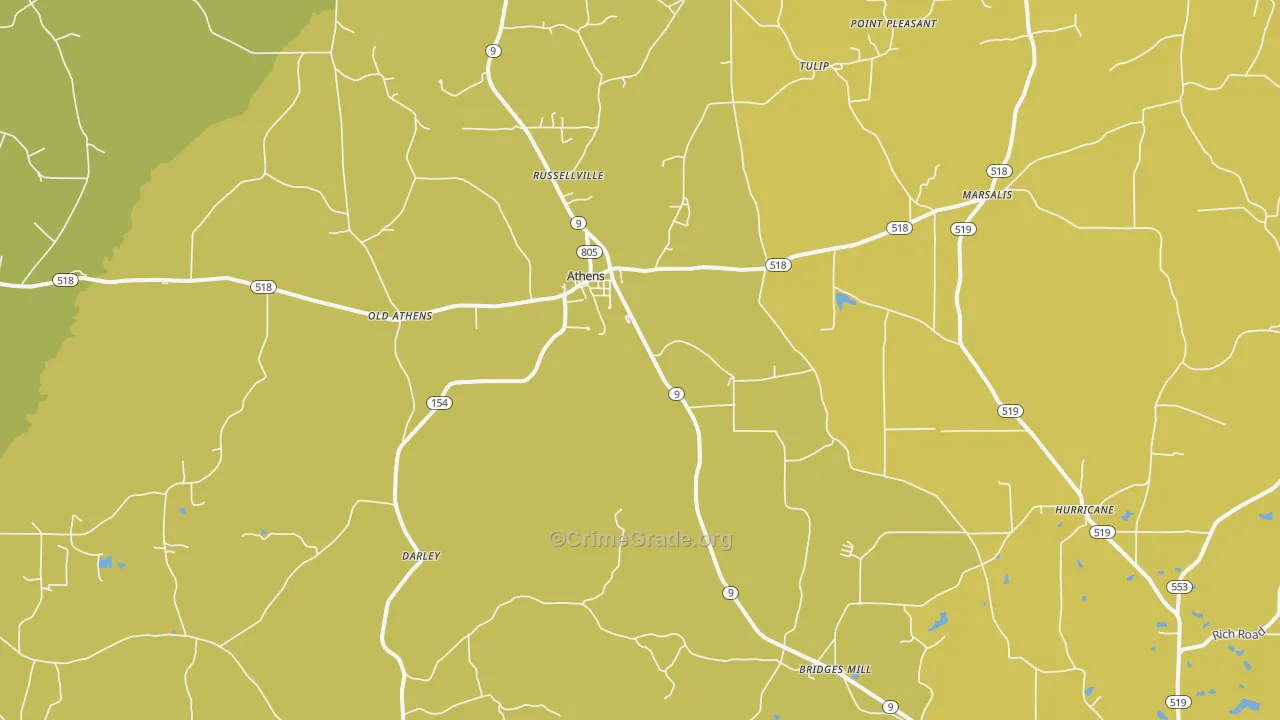 71003, LA Map of Vehicle Theft Rates