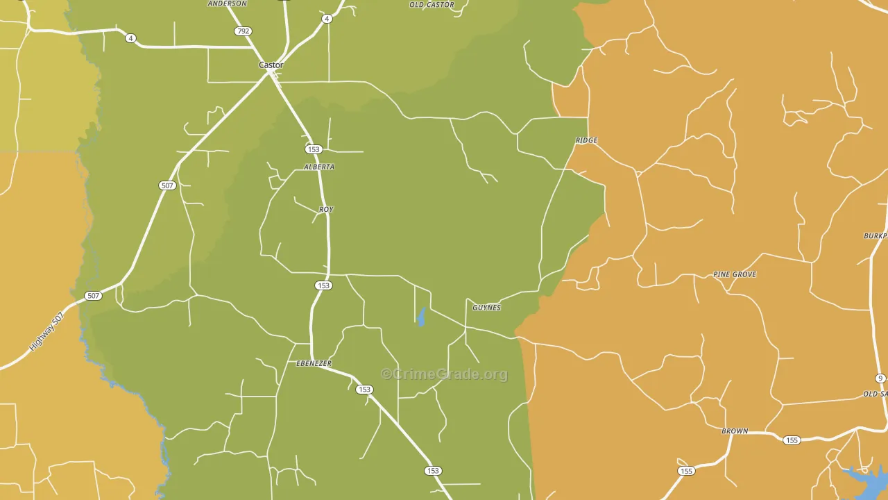 71016, LA Map of Vehicle Theft Rates
