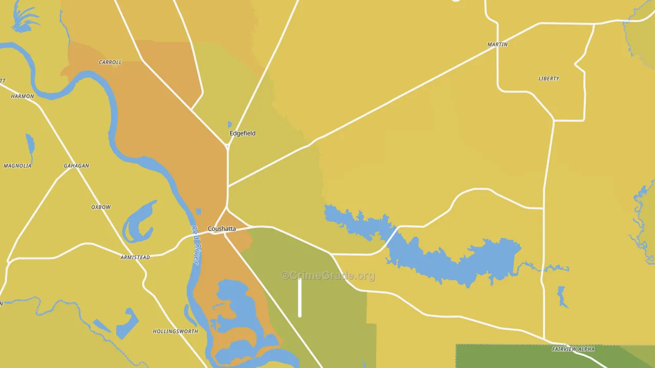 71019, LA Map of Vehicle Theft Rates